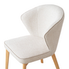 LUNA DINING CHAIR | IVORY 61X62X84CM