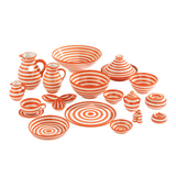 ZUMA STRIPES PLATE | ORANGE 34X2.5CM