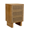 MADURA BEDSIDE TABLE | 3 DOORS | NATURAL 45X36X55CM