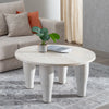 WHITE WASH GALAK 4 LEGS COFFEE TABLE