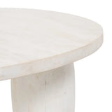 WHITE WASH GALAK 4 LEGS COFFEE TABLE