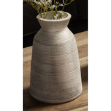 SULA TERRACOTA WHITE WASH VASE "H"